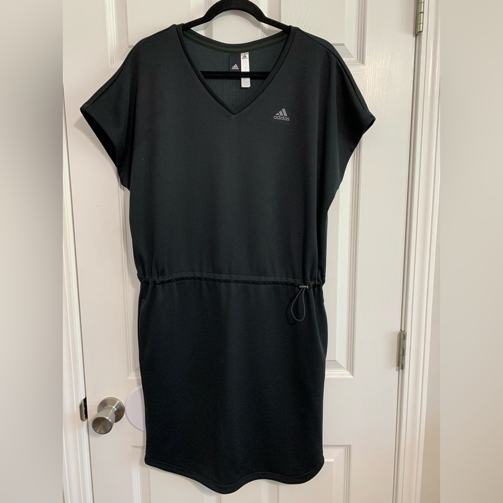 NWOT!! Black Adidas Sport Climate Dress Large